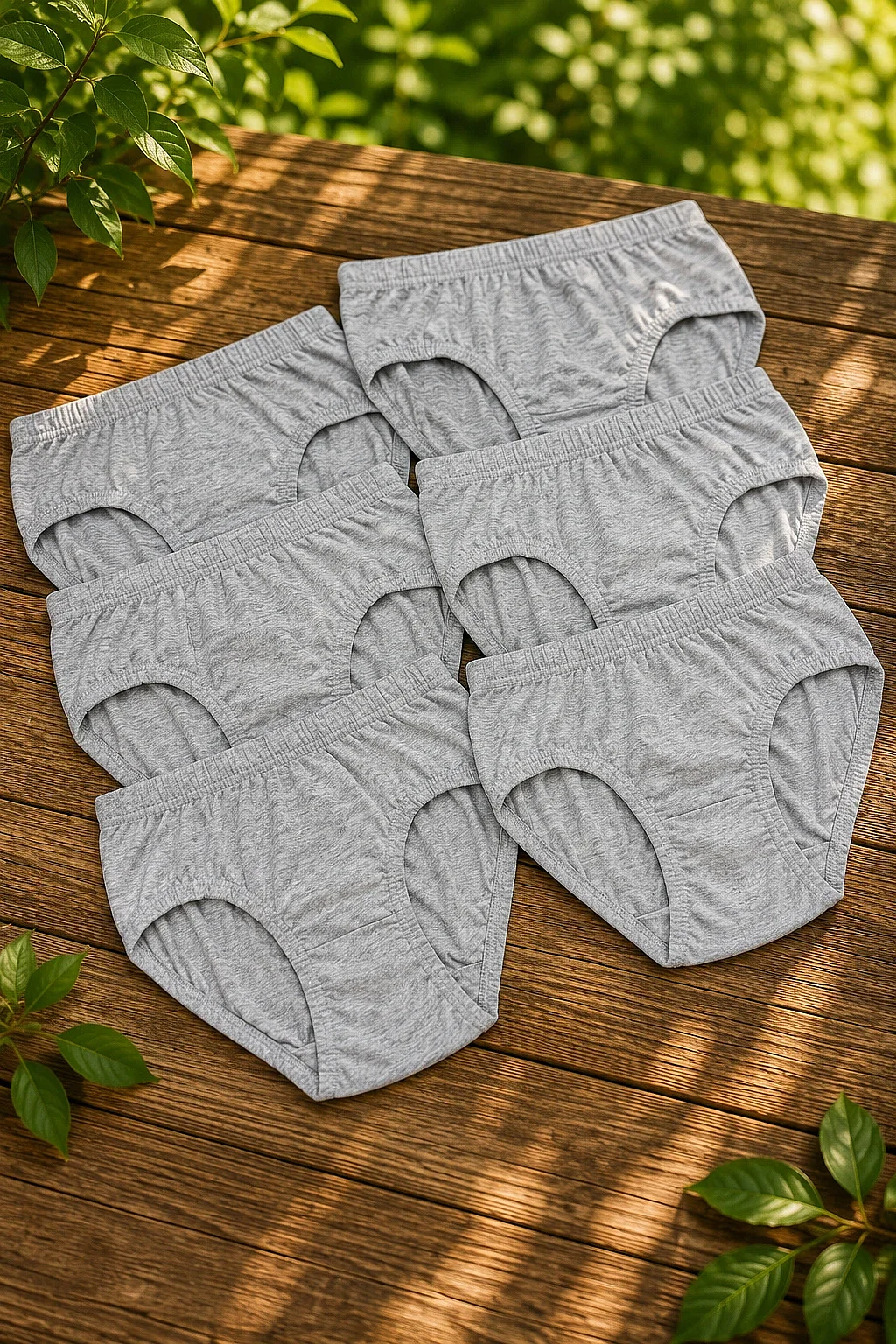 0037 Seher Gri Renk Erkek Çocuk Slip 12'li Paket