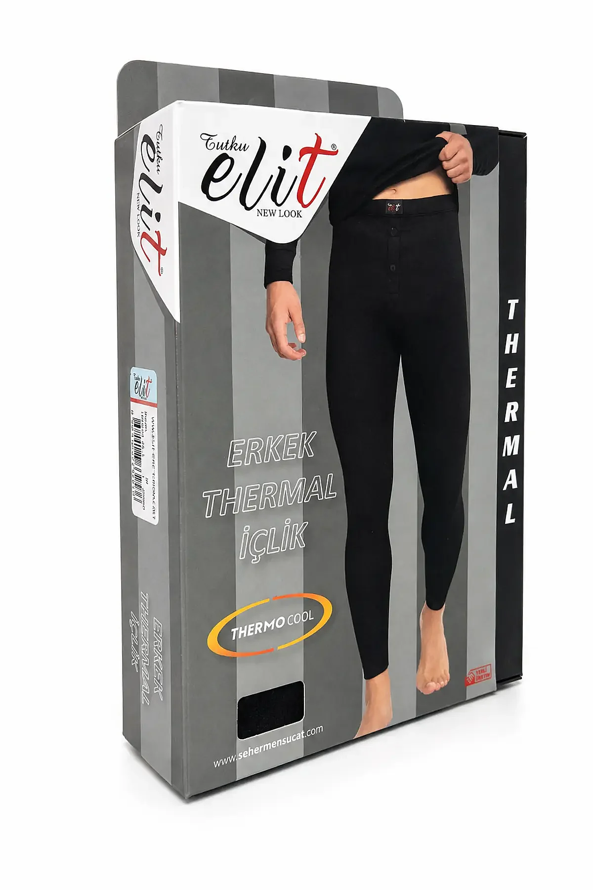 1306 Elit Erkek Termal Alt Siyah K