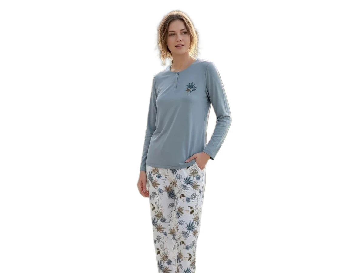 4'lı İnterlok Penye Bayan Pijama Takım M/2xl 184107