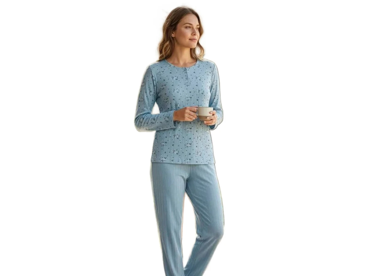 4'lı Fitilli Bayan Pijama Takım M/2xl 184157