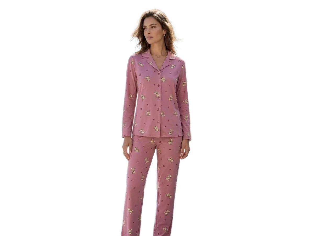 4'lı Milan Gömlek Yaka Bayan Pijama Takım M/2xl 184038