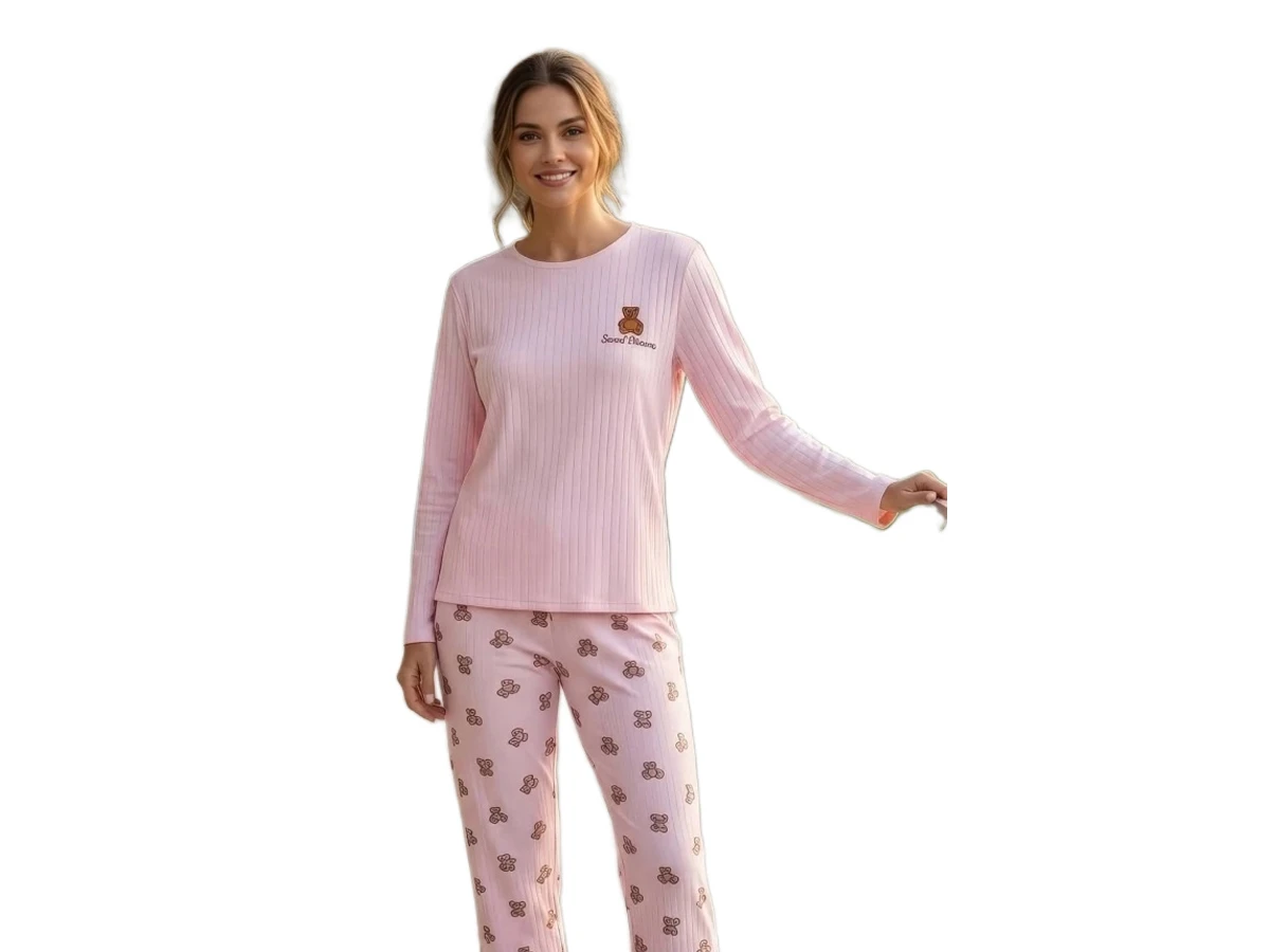 4'lı Fitilli Bayan Pijama Takım M/2xl 184143